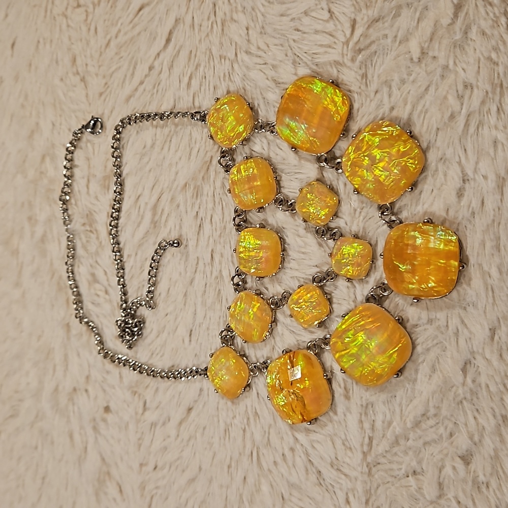 Iridescent Statement Necklace